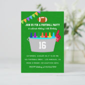 Invitation Football Anniversaire Photo (Debout devant)