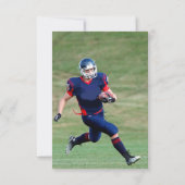 Invitation Football Anniversaire Photo (Dos)