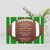 Invitation Football avec Green Football Field (Debout devant)