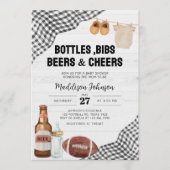 Invitation Football Baby Shower (Devant)