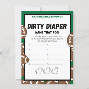 Invitation Football Baby shower Jeu, Soccer - Nom modifiable,