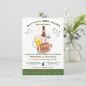 Invitation Football Baby shower Tailgate couples Jour (Debout devant)