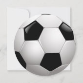 Invitation Football Ball Anniversaire (Dos)