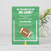 Invitation Football Big Game Watch Party (Debout devant)