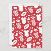 Invitation Football Boy Baby shower (Dos)