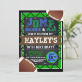 Invitation Football boys Jump & Play Trampoline Park (Debout devant)