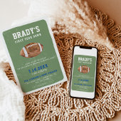 Invitation Football de première année | 1er anniversaire