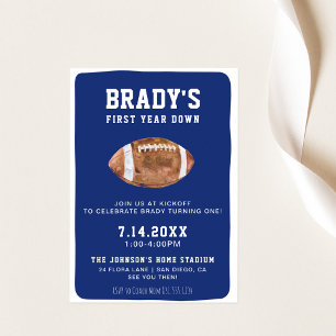 Invitation Football de première année   1er anniversaire