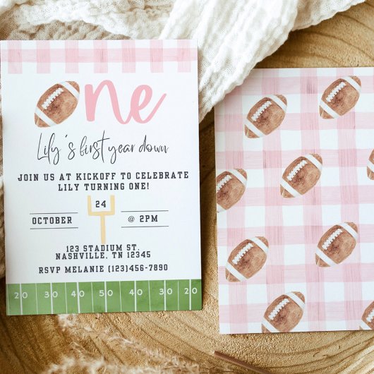 Invitation Football de première année, premier ann