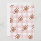 Invitation Football de première année, premier ann (Dos)