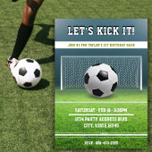 Invitation Football de terrain 1er anniversaire