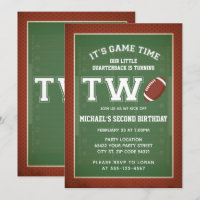 Football Deuxième fête d'anniversaire