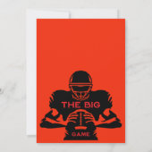 Invitation Football Et Hotdog House Party (Dos)