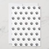 Invitation Football Football Anniversaire Garçon 1er Annivers (Dos)