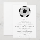 Invitation Football Football Ball (Devant / Derrière)