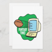 Invitation Football Imaginaire (Devant / Derrière)