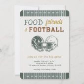 Invitation Football Jeu Night House Watch Party (Devant)