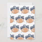 Invitation Football Jour Garçon 1er Anniversaire (Dos)