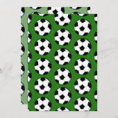 Invitation Football KiniArt (Devant / Derrière)