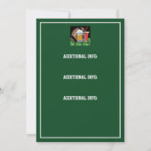 Invitation Football Party Green (Dos)