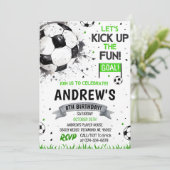 Invitation Football personnel Anniversaire (Debout devant)