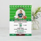 Invitation Football première année bas 1er premier anniversai (Debout devant)