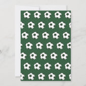 Invitation Football Sport 1er anniversaire (Dos)