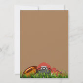 Invitation Football Sports fête d'anniversaire (Dos)