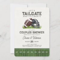 Football Tailgate et Celebrate Couples Douche