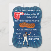 Invitation Football Tailgate fête d'anniversaire (Dos)