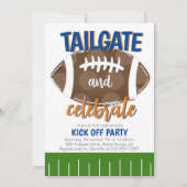 Invitation Football Tailging N'IMPORTE QUELLE COULEUR COMBO (Devant)