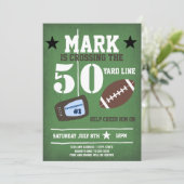 Invitation Football Thématique 50e anniversaire (Debout devant)