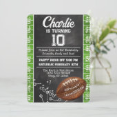 Invitation Football Thème Anniversaire (Debout devant)