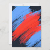 Invitation Football Touchdown Jeu Heure Jour d'anniversaire c (Dos)