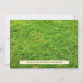 Invitation Football vintage 1ère fête d'anniversaire Photo (Dos)