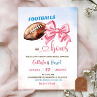 Footballs ou Bows Révélation de genre