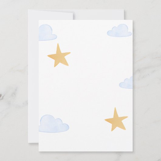 Invitation for a Baby Shower Boy - Sweet (Dos)