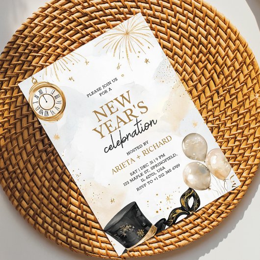 Invitation for a new year celebrations 