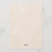 Invitation for a new year celebrations kaart (Achterkant)