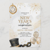 Invitation for a new year celebrations kaart (Voorkant)