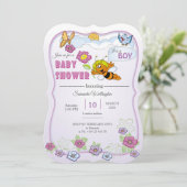 invitation for baby shower it is a boy (Debout devant)