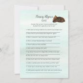 Invitation Forest Adventure Bears Nursery Rhymes Game Card (Devant)