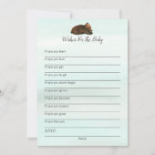 Invitation Forest Adventure Bears Wives For Baby Card (Devant)