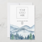 Invitation Forest Adventure Mountains Modèle (Devant)
