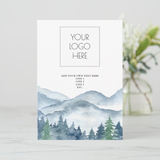 Invitation Forest Adventure Mountains Modèle (Debout devant)