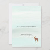 Invitation Forest Adventure Rustic Deer Baby shower (Dos)