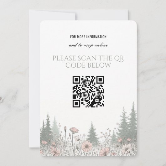 Invitation Forest Meadow Wedding (Dos)