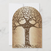 Invitation Forest Wedding Tree on Brown Paper Wedding (Dos)
