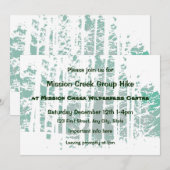 Invitation Forest Wilderness Outdoor Park Group Activité de r (Devant / Derrière)