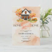 Invitation Forest Woodland Housewarming Party  (Debout devant)